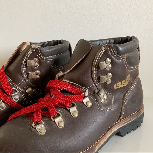 MATTERHORN SIZE 6 LEATHER HIKING/WORK BOOTS 100% LEATHER, STEEL TOE - Picture 2 of 9